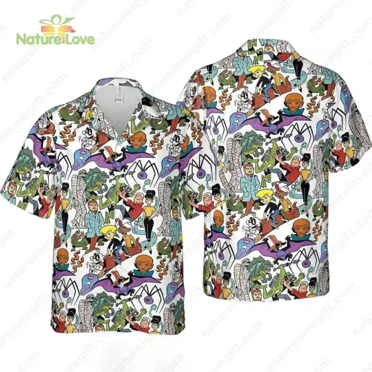 Discover The New Adventures Of Jonny Quest Hawaiian Shirt Casual Button Down Unisex 3D