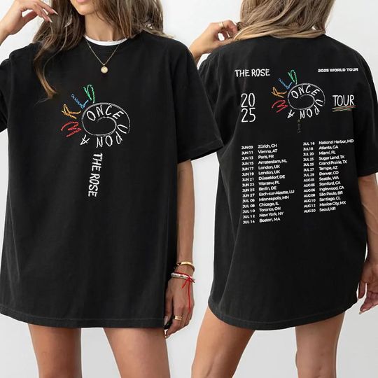 Discover The Rose Once Upon AWRLD World Tour Shirt, The Rose WRLD Shirt, Jaehyeong Shirt