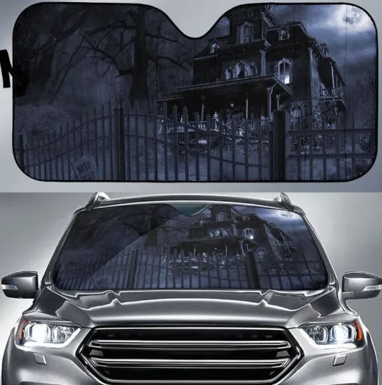 Discover Halloween Sunshade 2025, Best Sunshade Gift 2025, Scary House Sunshade Gifts