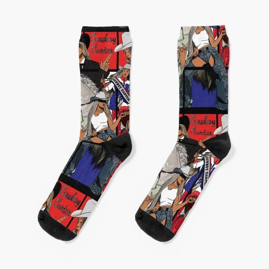 Discover Beyonce Cowboy Carter  Socks