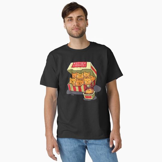 Discover Kitten Nuggets Fast Food Cat by Tobe Fonseca Classic T-Shirt