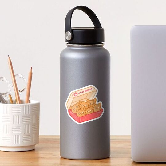 Discover Kitten Nugget Sticker