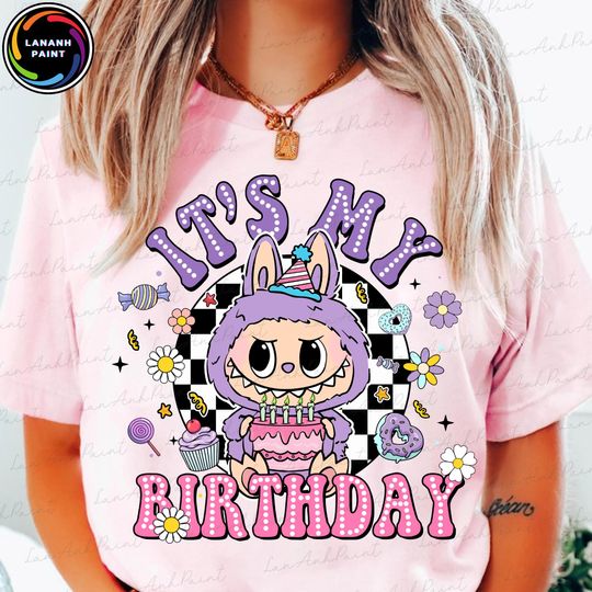 Discover It's My Birthday Labubu Shirt, In My Birthday Era Shirt