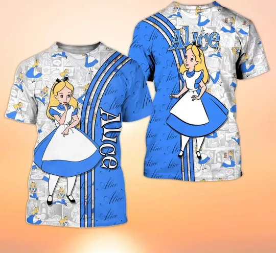 Discover Disneyyy Cartoon 3D T-Shirt