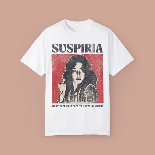 Discover Vintage SUSPIRIA Retro Graphic Tee, Horror Shirt, Scary Movie Tee