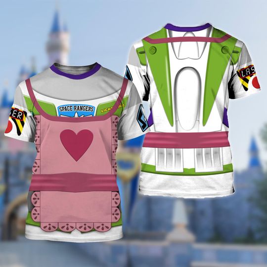 Discover Mrs. Nesbitt 3D Costume Shirt, Buzzz Lightyearr Astronaut Toy Halloween 3D Shirt