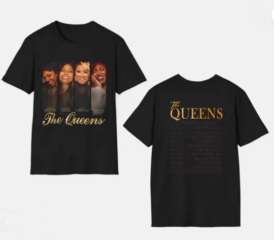 Discover The Queens Tour 2025 T-Shirt, Music Legends, Fan gift