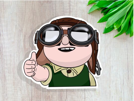 Discover Young Carl Sticker / Disneyyy Up Sticker /Disneyyy Sticker