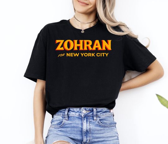 Discover Zohran Mamdani T-Shirt, Zohran for New York City Shirt, Progressive Democrats Tee