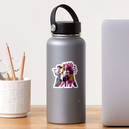 Discover HUNTRIX mic Sticker