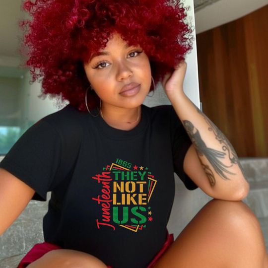 Discover They Not Like Us Juneteeth Black History Month Shirt, They Not like Us