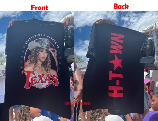 Discover Beyonce Cowboy Carter Tour 2025 Houston, TX June 28 reprint T-Shirt