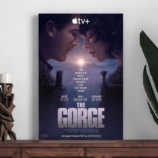 Discover The Gorge Movie Poster,Home Decor Poster,Room Decoration Printing,Photo Wall Art Poster,Canvas Print,Best Gift,Gift