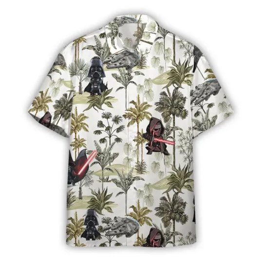 Discover 3D SW Chibi Darthh Vaderr Aloha Vibe Hawaii Shirt