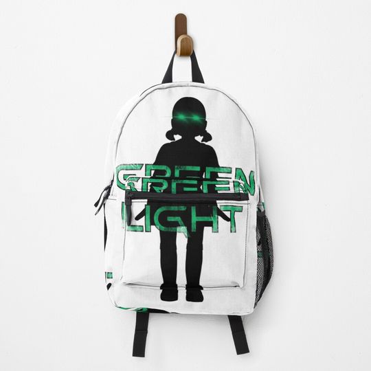 Discover Squid Cosplay Doll Green Light Red Light Text - Green Light Eyes - Full Shadow Backpack