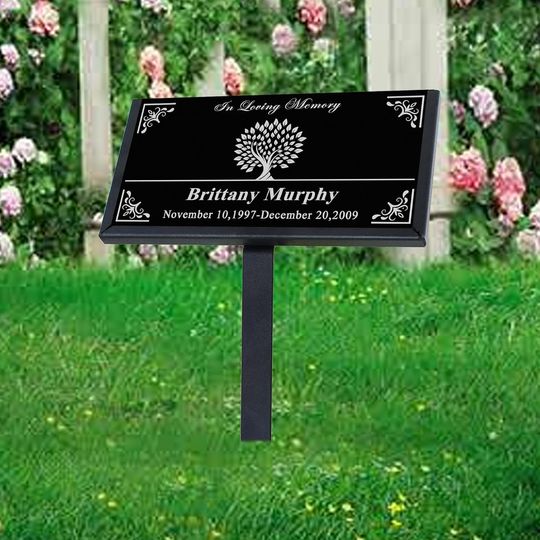 Discover Personalized Tombstone with Photo & Name, Custom Headstone for Human Grave