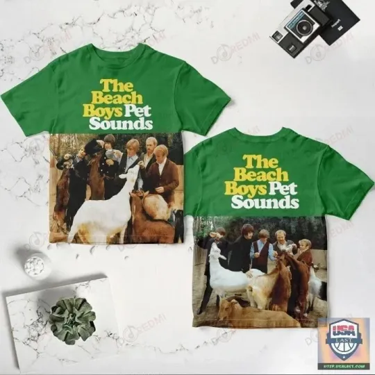 Discover The Beachh Boyss Pet Sounds Tribute Brian Wilson 3D T Shirt