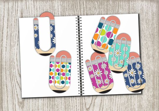 Discover Big, Fun, Bright Colors Daisies Paperclip