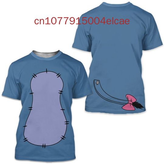 Discover Disneyyy Eeyoree 3D Printed T-Shirt for Men, Women, and Kids