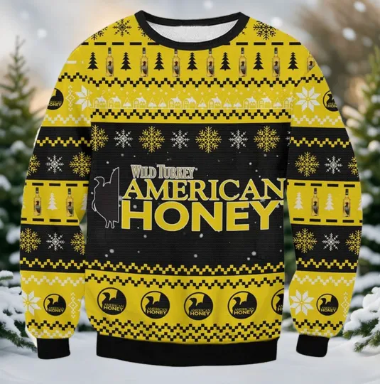 Discover Wild Turkey American Honey Ugly Sweater