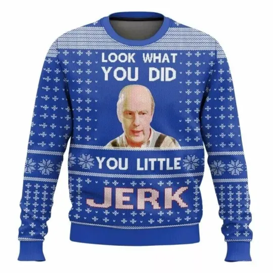 Discover Home Alone, You Little Jerk Meme Christmas Ugly Sweater