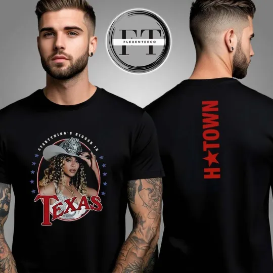 Discover Beyonce Cowboy Tour On June 2025 T-Shirt Two Sided Unisex T-Shirt