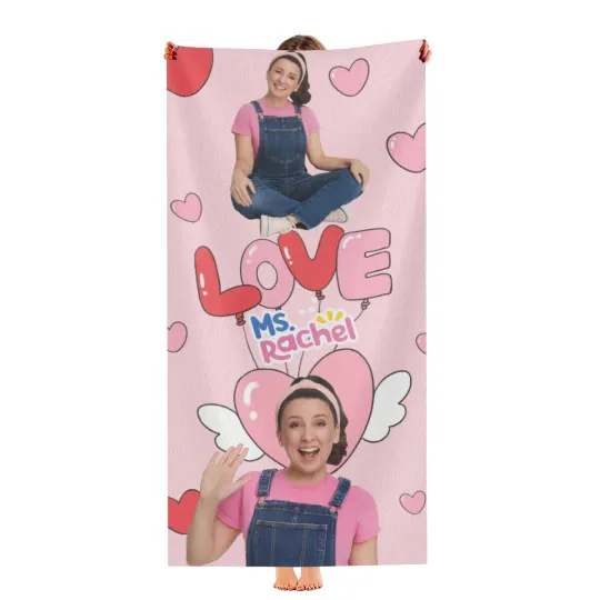 Discover Ms Rachel Beach Towel  Microfiber Gift for Girls Boys