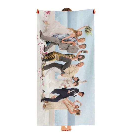 Discover Mamma Mia Beach Towel  Microfiber Gift for Girls Boys