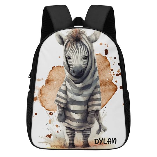 Discover Personalized Zebra Safari Kids Backpack