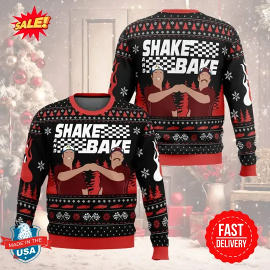 Discover Shake And Bake Ugly Sweater, Christmas Talladega Nights The Ballad