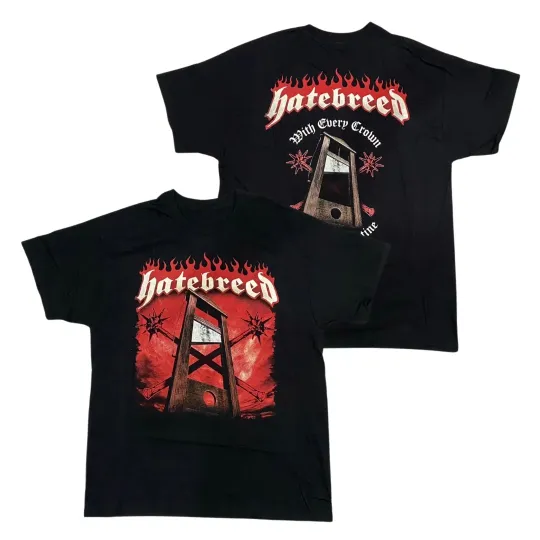 Discover EU Tour 2025 Summer Hatebreed Band Short Sleeve 2 Side T-Shirt
