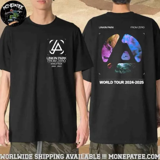 Discover Linkin Park From Zero World Tour 2024-2025 Merch Two Sided Unisex T-Shirt