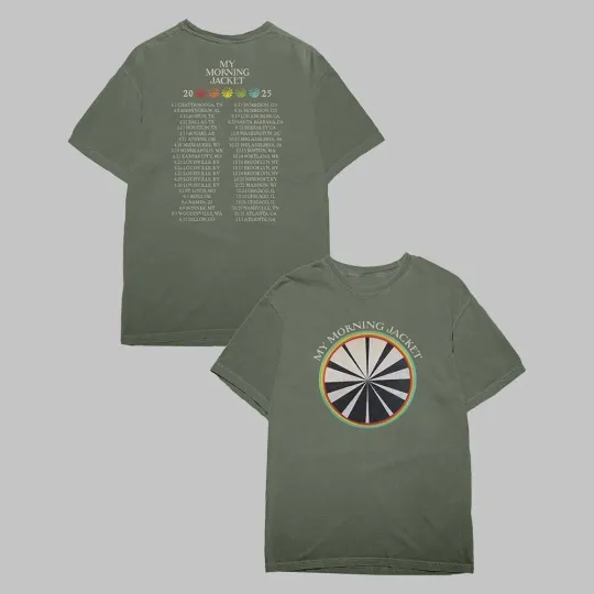Discover My Morning Jacket 2025 Colorwheel Tour Two SideD T Shirt