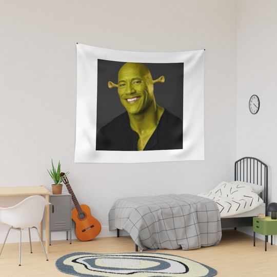 Discover Dwayne the Shrek Johnson Tapestry