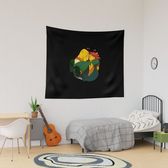Discover Shrek And Fiona Art Tapestry