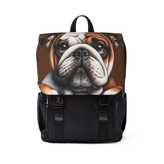 Discover Cute Dog Unisex Casual Shoulder Backpack