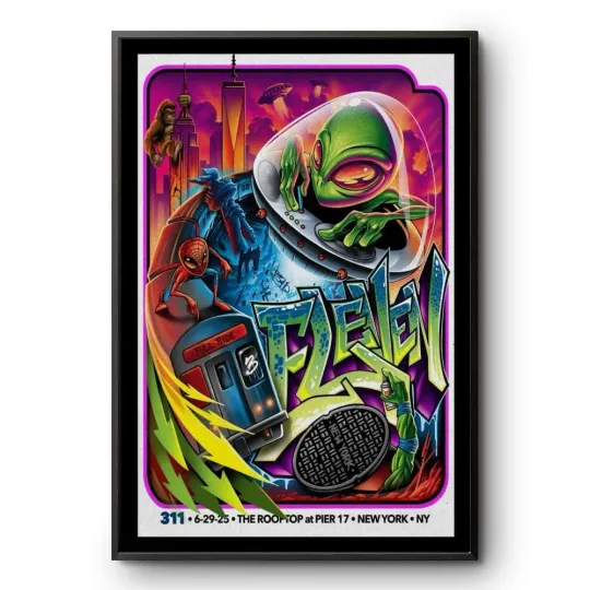 Discover The 311 Band June 29, 2025 New York, City NY Poster