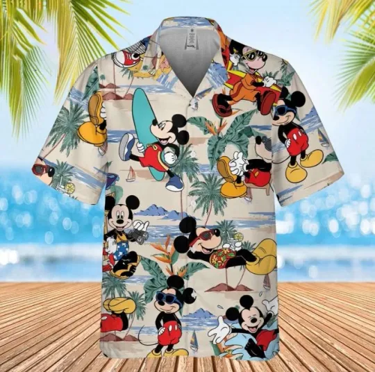 Discover Mickeyy mouse Hawaiian Shirt Tropical Summer Men Women Unisex