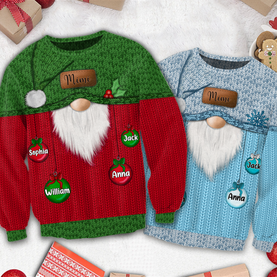 Discover Best Grandma Ever - Personalized Grandma Ugly Sweater