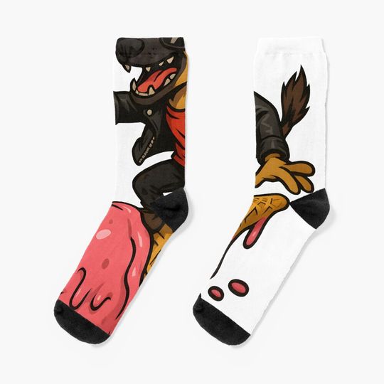 Discover Ice Cream Gang Hyena Socks