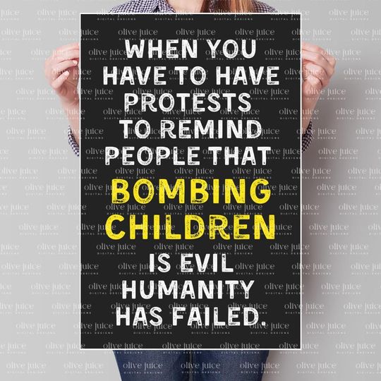 Discover Free Palestine Protest Sign