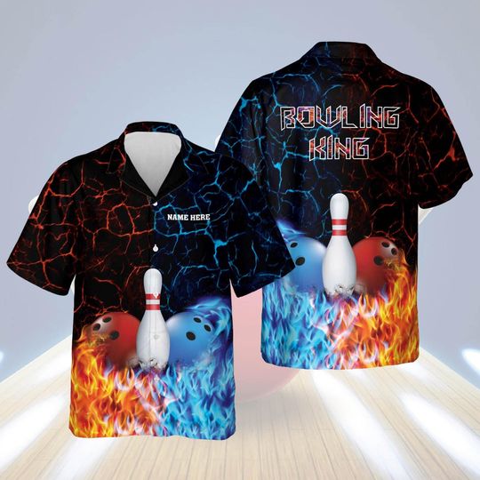 Discover Bowling King Hawaiian Bowling Shirts, Bowling King Hawaiian Shirt