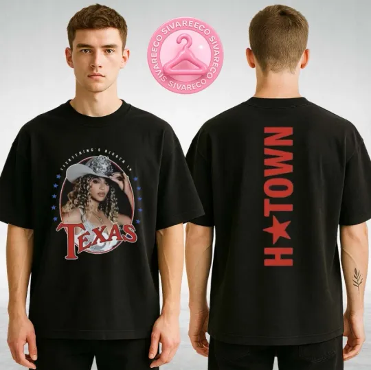 Discover Beyonce H-Town Texa Tour Shirt Featuring Cowboy Houston 2025