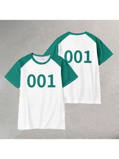 Discover Unisex Adult Player Costume T-shirt Calamari Game