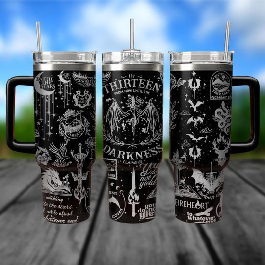 Discover The Thirteen Throne Of Glass Engraved Tumbler 40oz, Throne Of Glass Mug