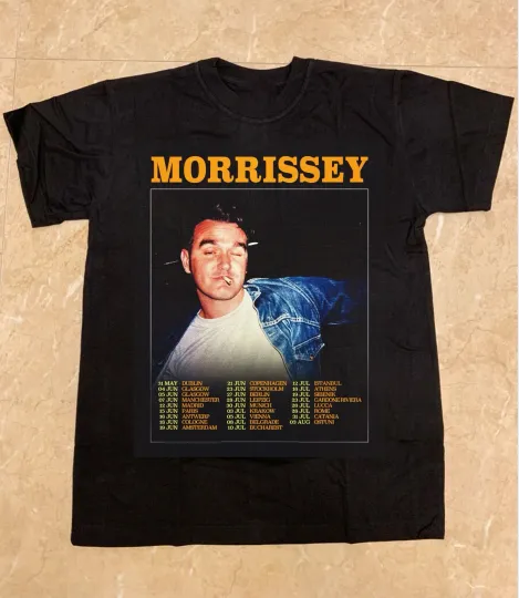Discover Morrissey Tour 2025 Gift for Fan Short Sleeve T-shirt