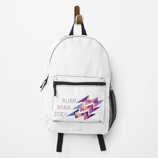 Discover Huntrix K-pop demon hunters Rumi , Mira and Zoey  Backpack
