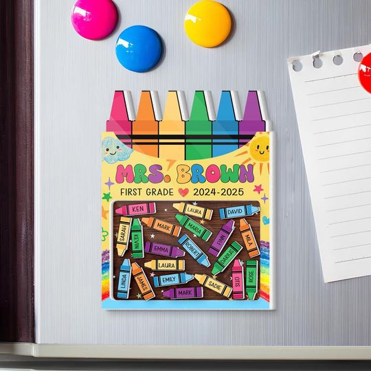 Discover Teacher Appreciation Gifts, Personalized Teacher Magnet, Custom Teacher Gifts Magnet