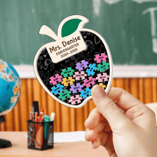 Discover Personalized Teacher Magnet, Custom Teacher Shaker Magnet, Teacher Magnet