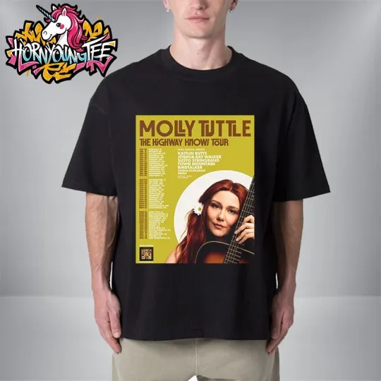 Discover Molly Tuttle The Highway Knows Tour 2025 Album & Dates T-Shirt